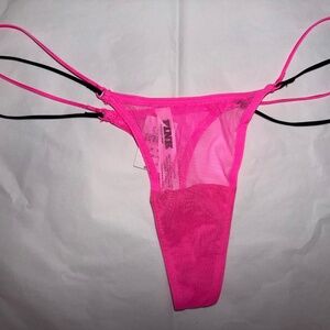 Victoria's Secret PINK Mesh Thong Panty Size M